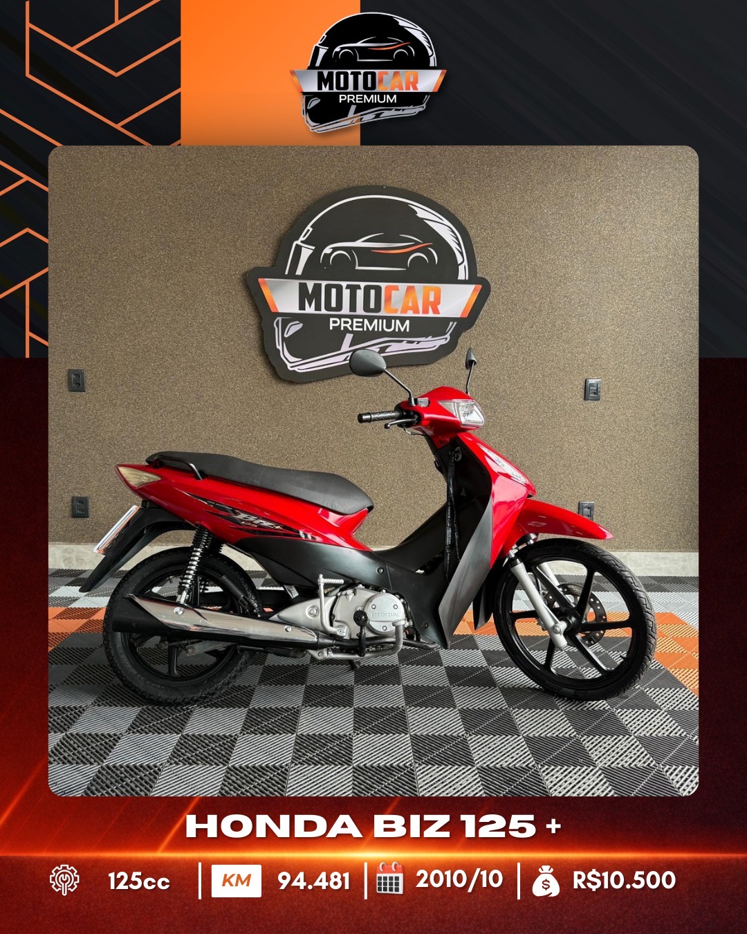 HONDA BIZ 125+ 2010/2010