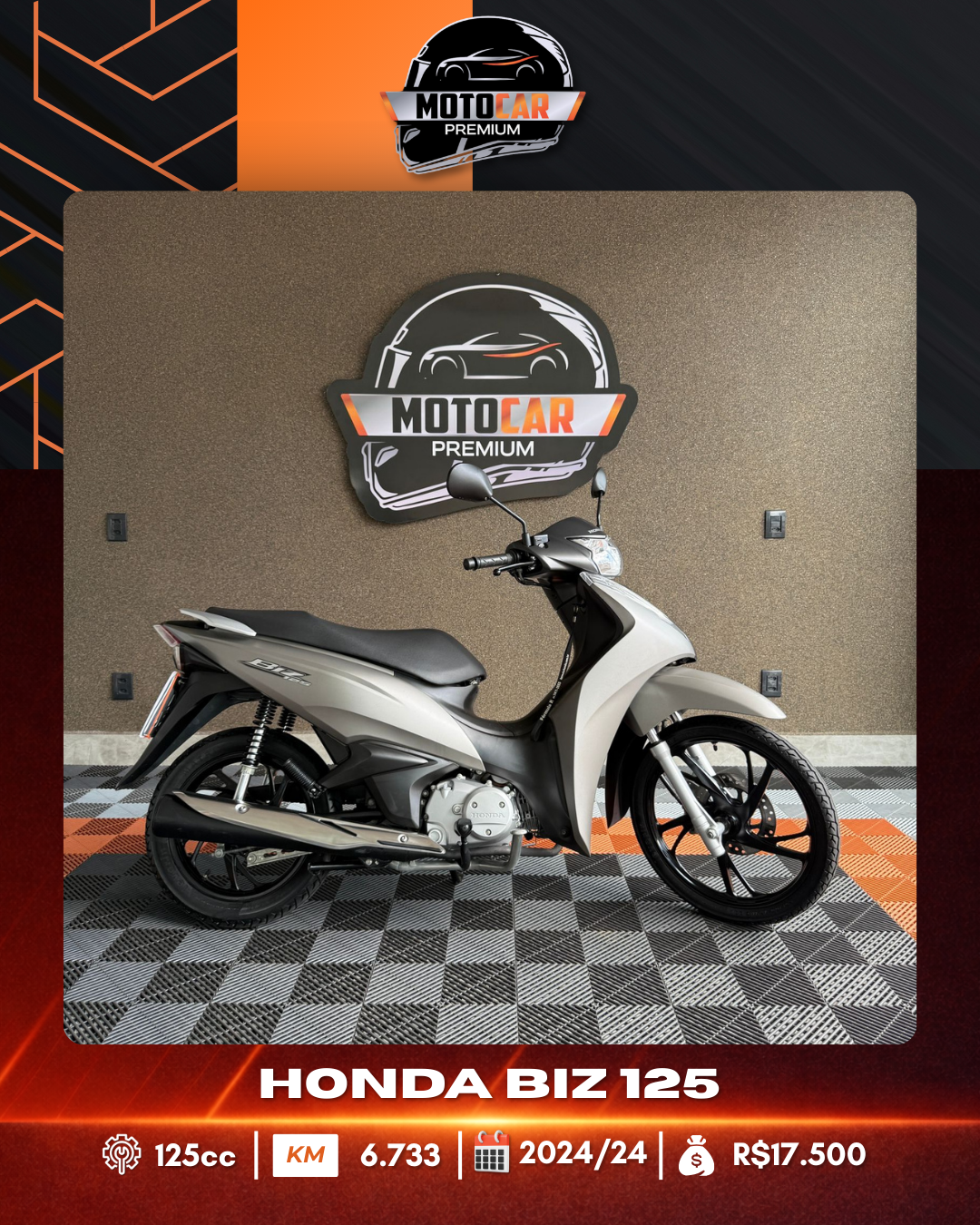 HONDA BIZ 125 COMPLETA 2024/24