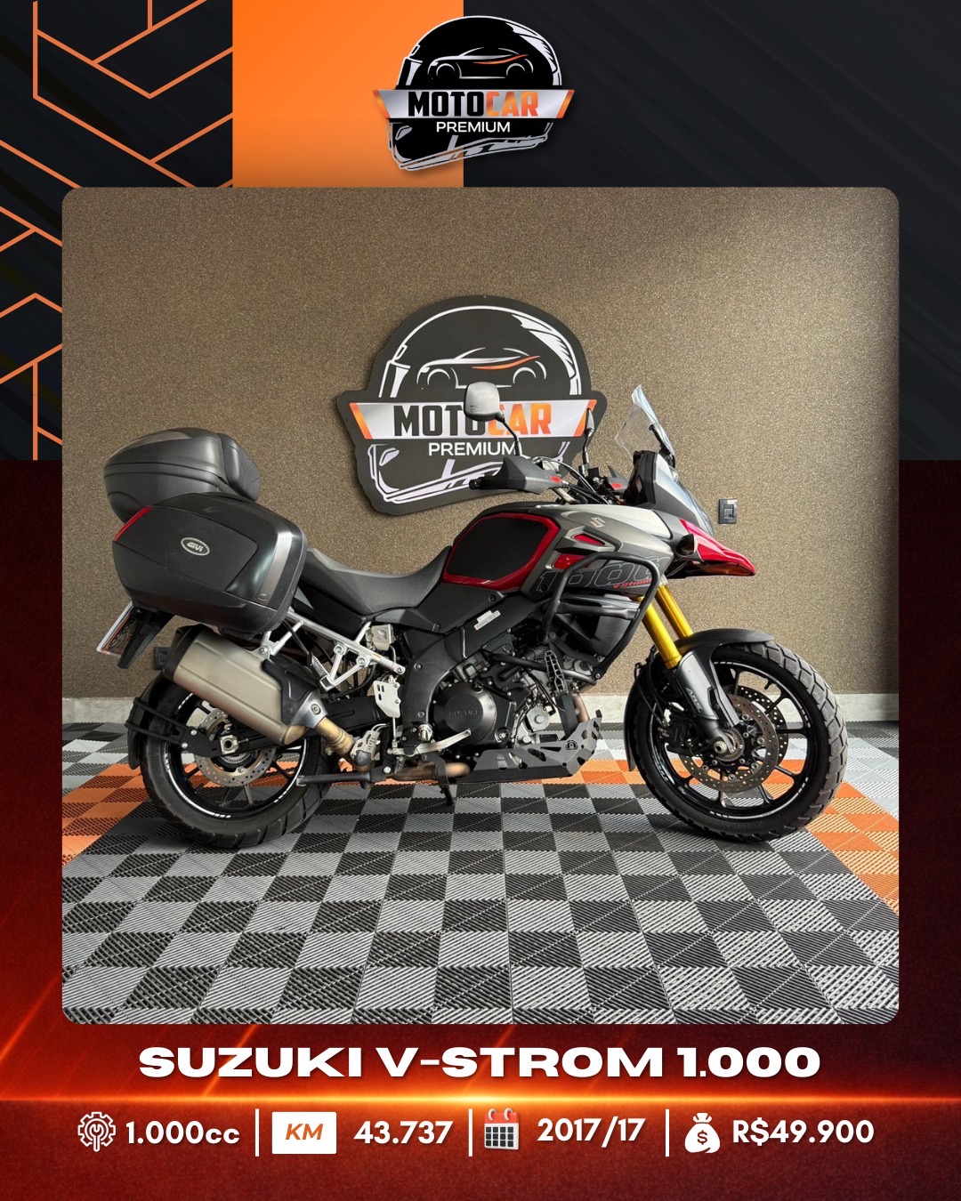 Suzuki V-Strom 1000cc 2017/18
