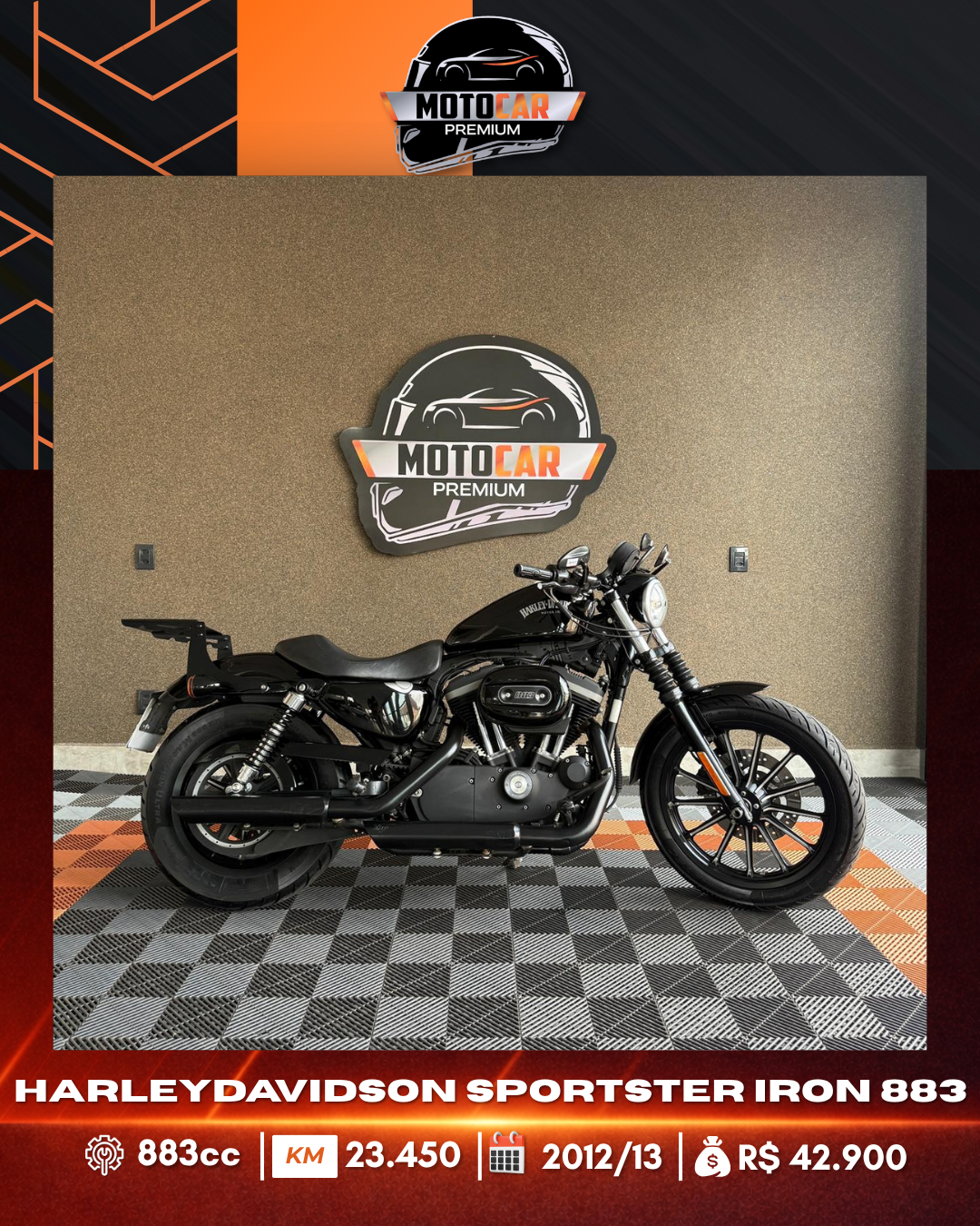HARLEY-DAVIDSON SPORTSTER IRON 883  2012/13