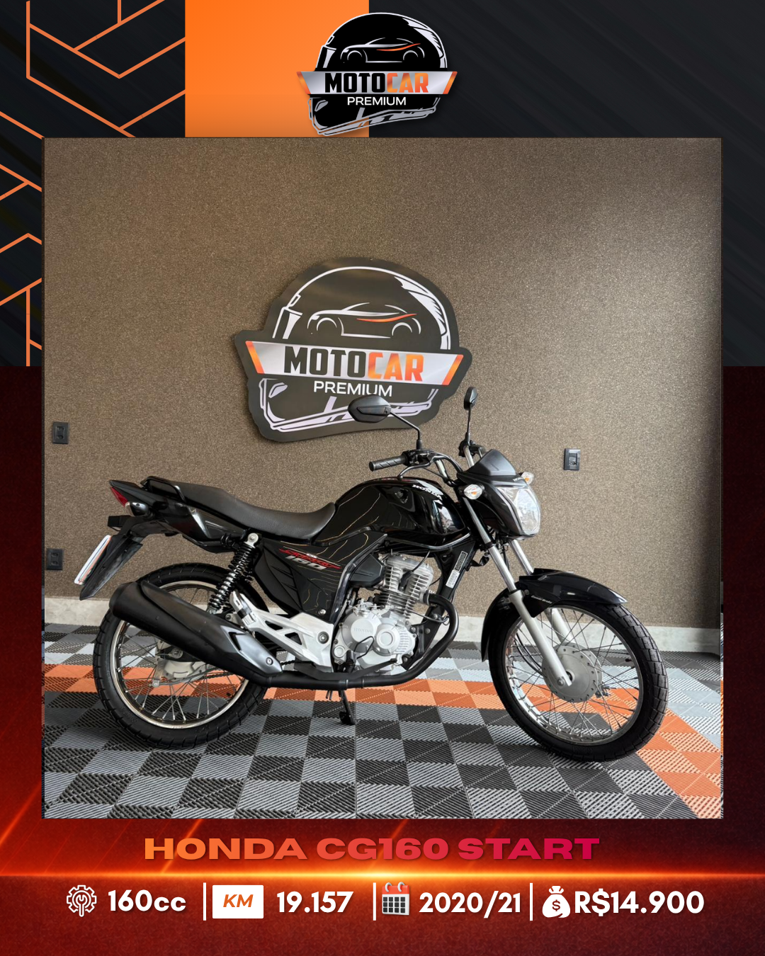 HONDA CG 160 START  2020/21