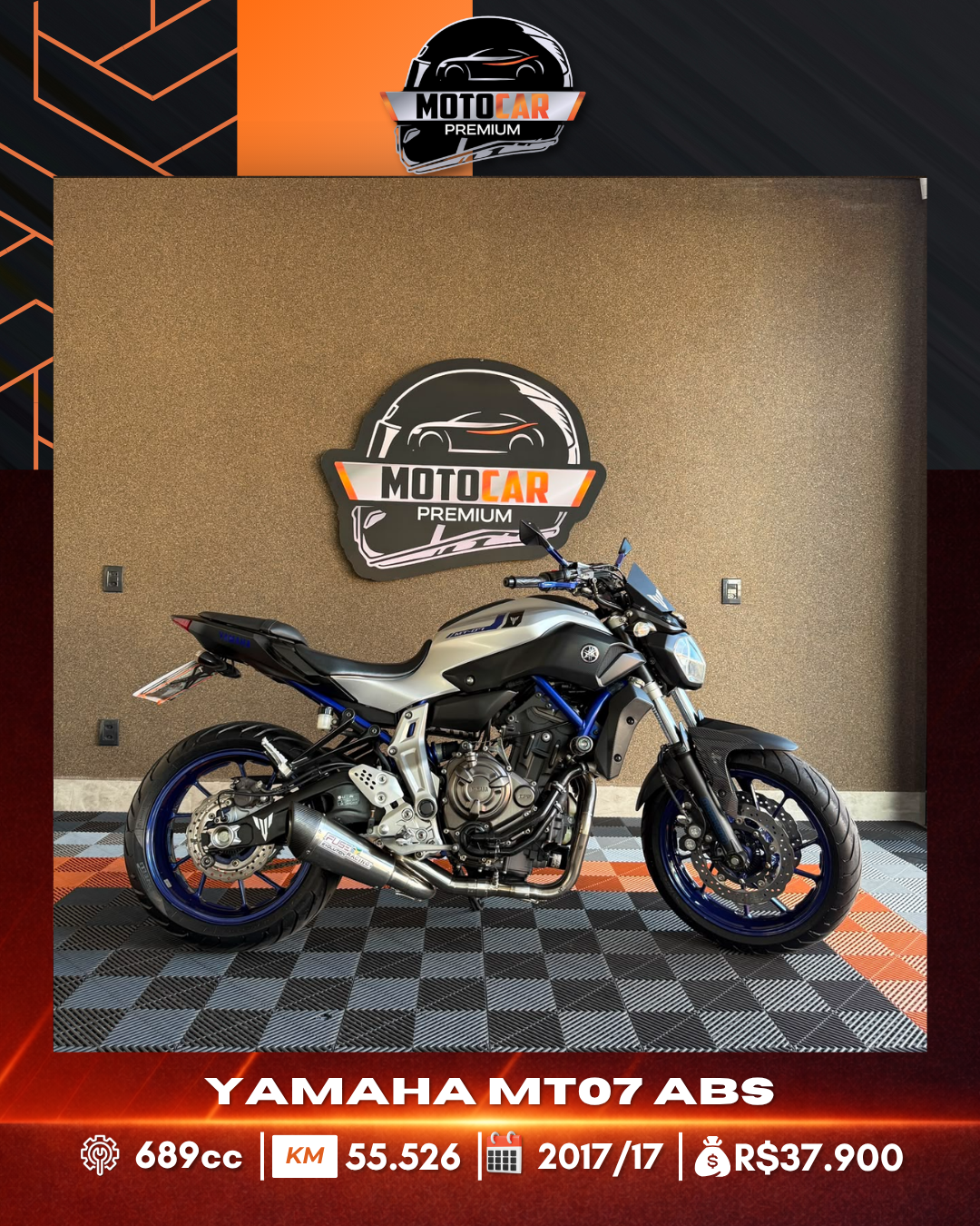 YAMAHA MT-07 ABS 2017/17