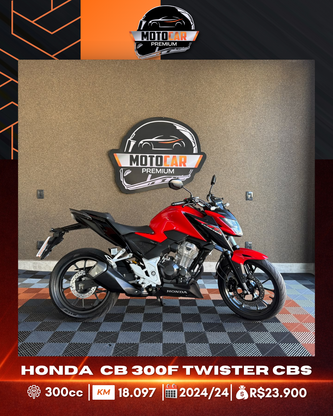 HONDA CB 300F TWISTER CBS 2024/24