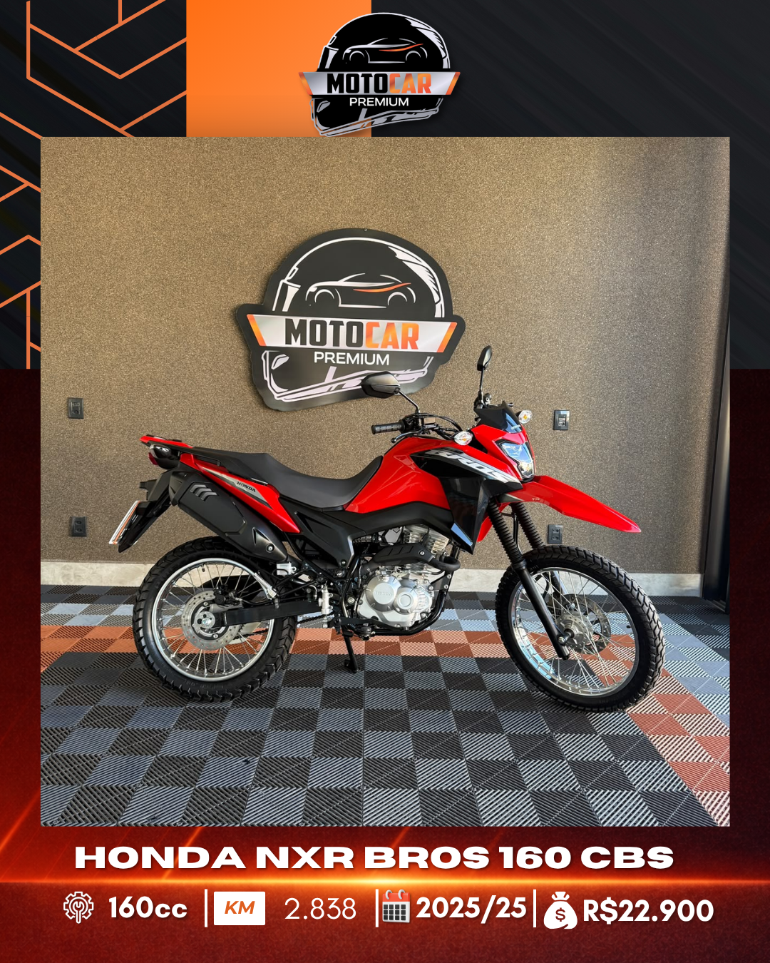 HONDA NXR BROS 160 CBS  2025/25