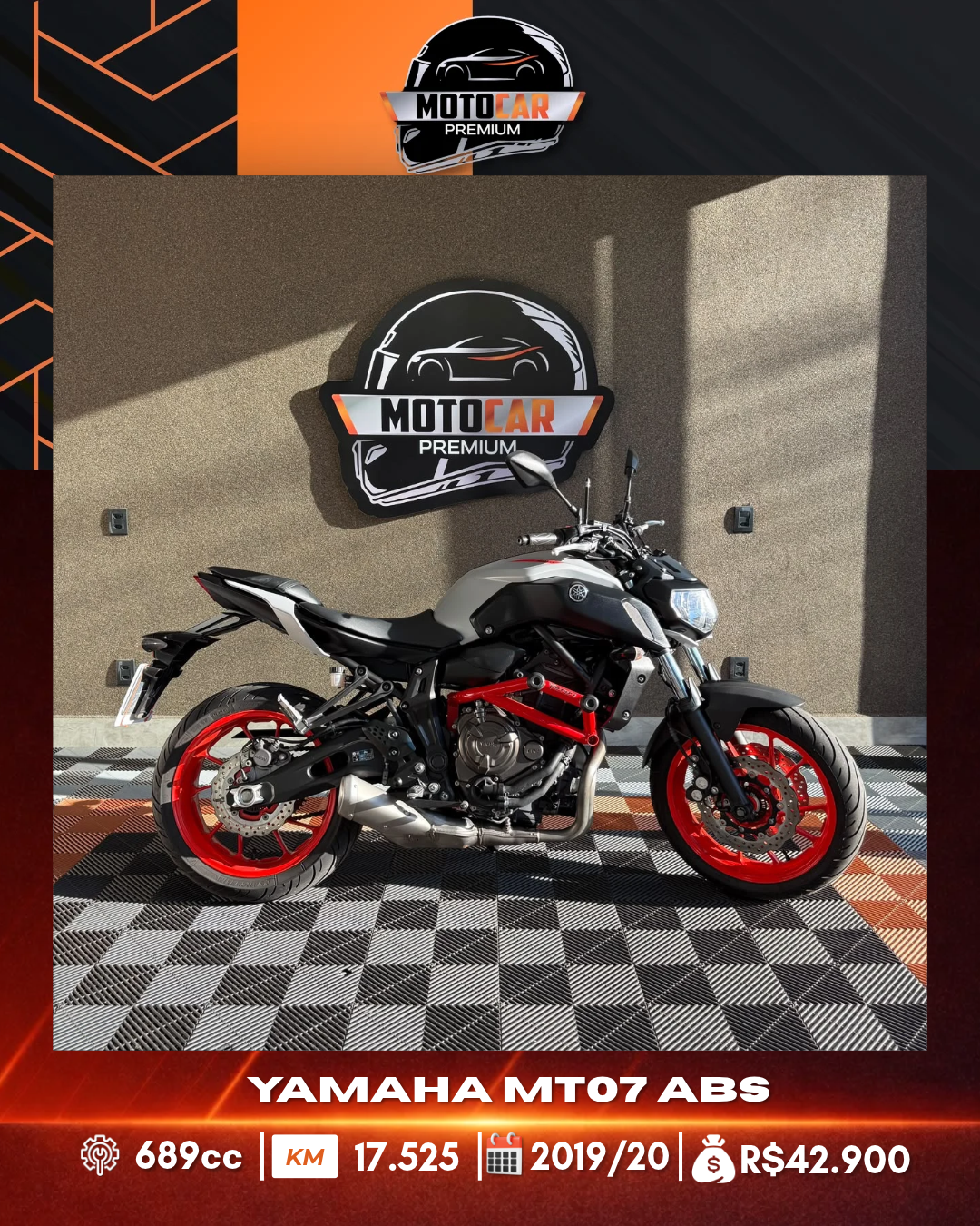 YAMAHA MT-07 ABS 689cc 2019/2020