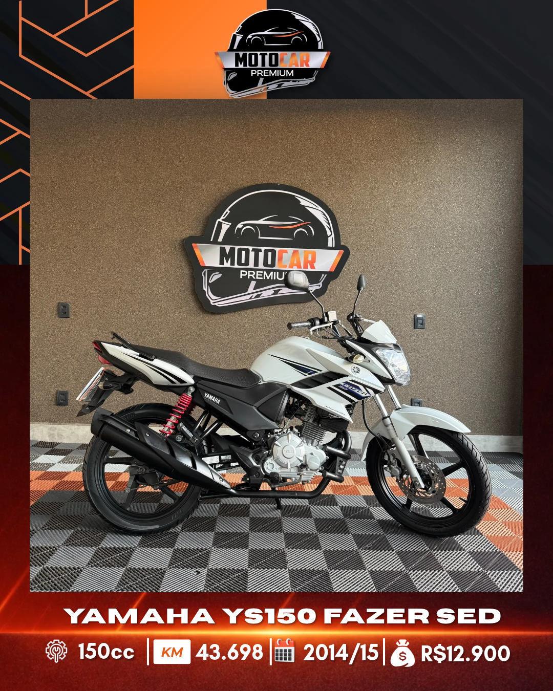 YAMAHA YS150 FAZER SED 2014/2015